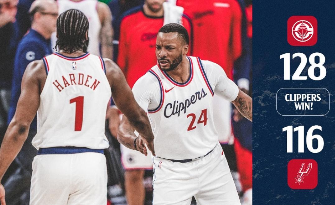 包含快船再胜一场，继续领跑西部的词条