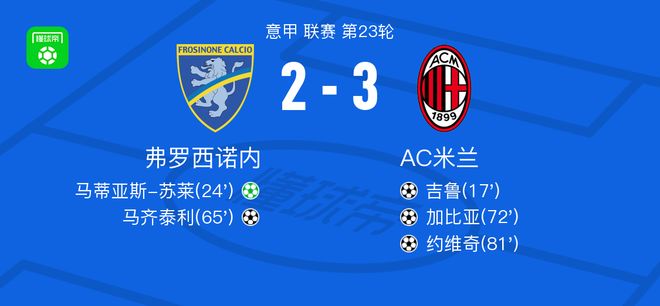 开云体育下载-AC米兰主场战平弗罗西诺内，遭遇一场平局