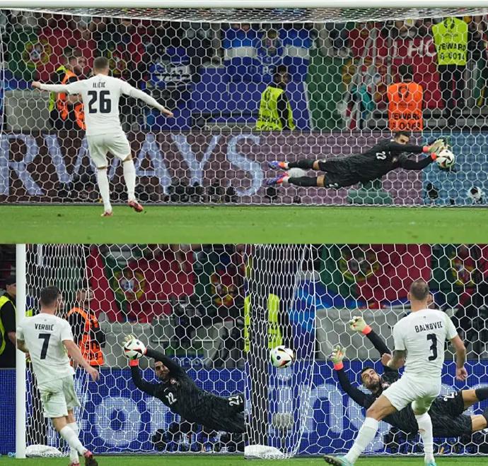 欧预赛比赛中,斯洛文尼亚队碾压对手 欧预赛比赛中,斯洛文尼亚队碾压对手